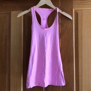 Pink lululemon tank